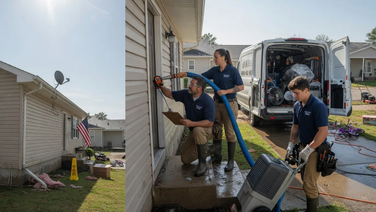Ceiling Water Damage Restoration in Sweeny, TX near me